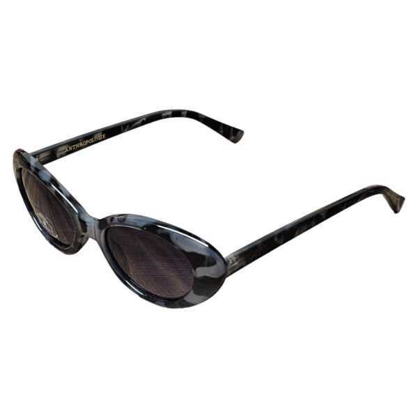 Anthropologie Women's Designer Sunglasses- Slim Cat Blk/Noir with soft case (...