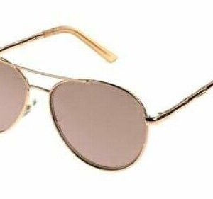 Foster Grant Rose Gold Pilot Style Mirror Lenses (G124)