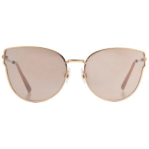 Foster Grant Women's Fashion Gold Cat Eye Sunglasses (i75)