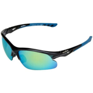 Foster Grant Sunglasses Men's Ironman Ambition Dark Grey Teal Semi Rimless (i57)