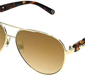 Foster Grant Sunglasses Women's Pilot Gold Link Tortoise (i2)