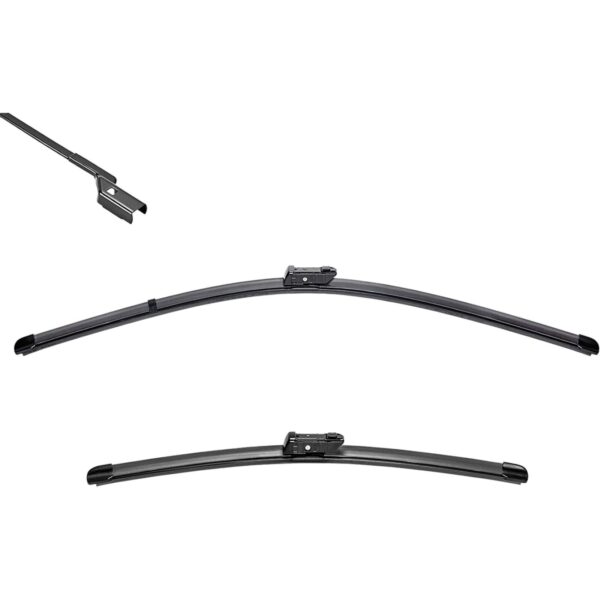 Valeo Silencio FLAT WIPER Blade Set - Front - 26"/14" - Fits Fiat, Hyundai, Kia,