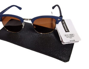 TOPMAN Men's Retro Navy Sunglasses (H127)