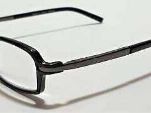 Boots Classic Unisex Rectangle Reading Glasses Style 1 Black / Black Chrome (D9)