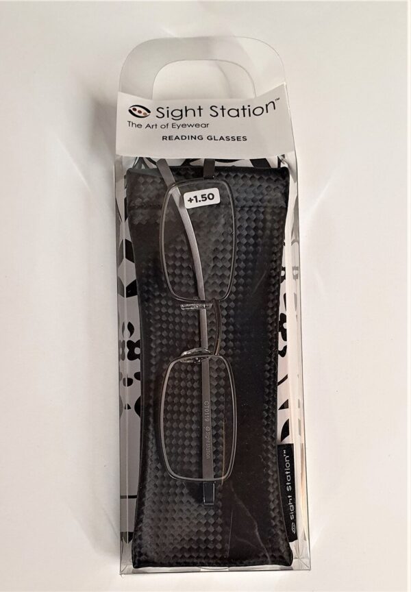 Sight Station Men's Aluminium (+1.50) Rimless AL40 Reading Glasses RRP £25.00