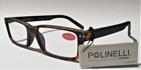 Polinelli® MILANO Quality Premium Reading Glasses - Tortoise / Black