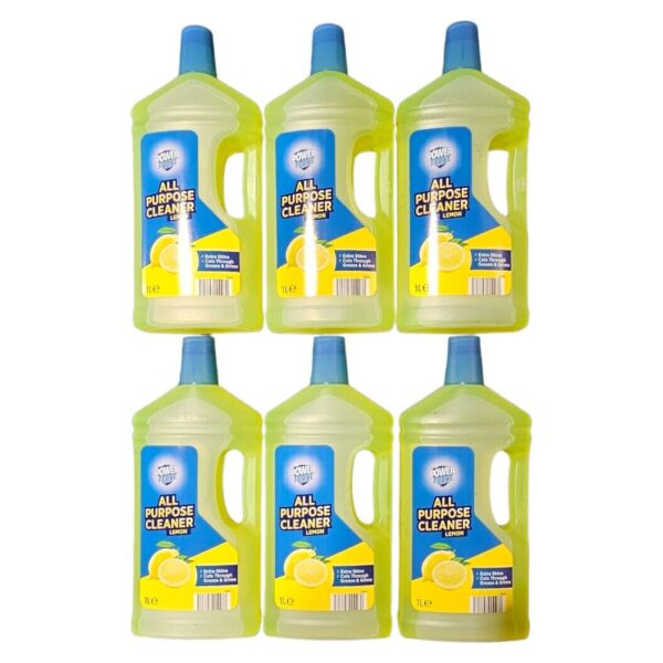 1L POWER FORCE - All Purpose Cleaner Lemon Box OF X6