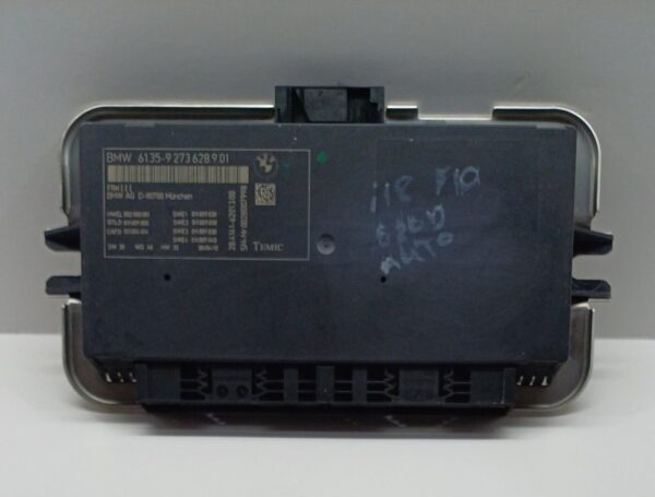 Bmw 5 Series 2012 F10 Footwell Light Control Module Ecu - 9273628901