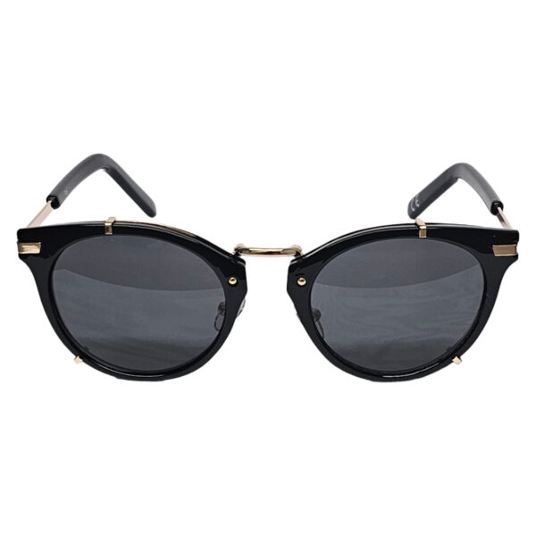 Foster Grant Women's Gloss Black/Gold Sunglasses Gia ()