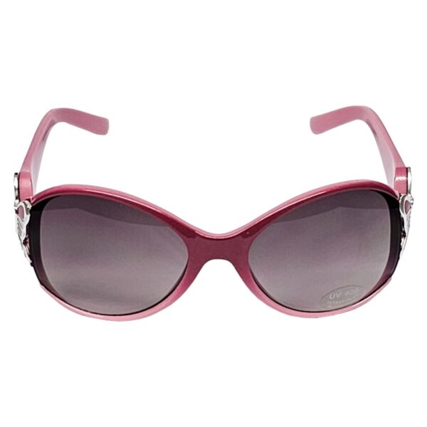 Pink Children's Kids Butterfly Sunglasses (L3)