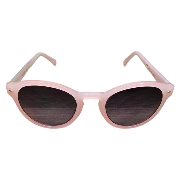 Anthropologie Women's Designer Sunglasses - Round Pink/Rose with soft case (D...